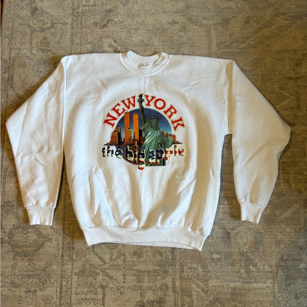 Vintage New York City Lady Liberty Crewneck sweatshirt large
